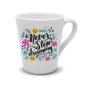 Taza conica sublimable full color