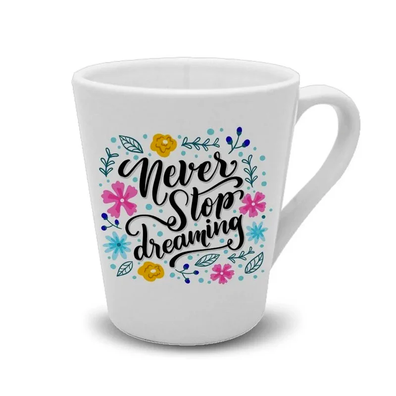 Taza conica sublimable full color