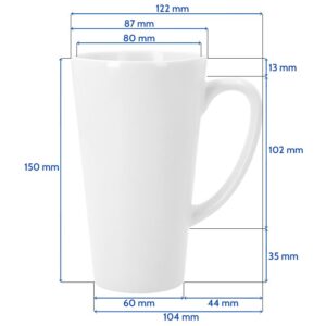 Taza cónica sublimable 17oz