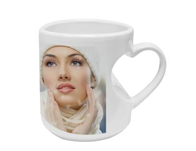taza forma corazón 11oz sublimable
