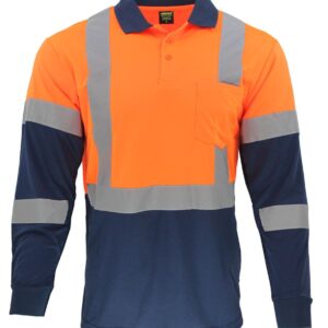 polo dryfit con reflectivo y bolsillo