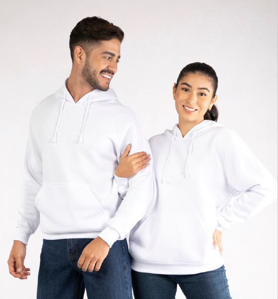 sudadera pull over con capucha