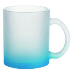 taza de vidrio glaseada