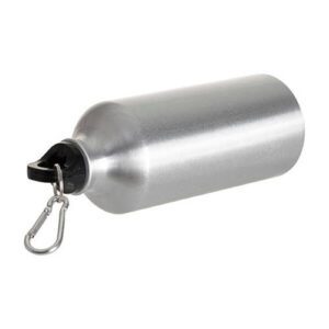 botella deportiva con mosquetón