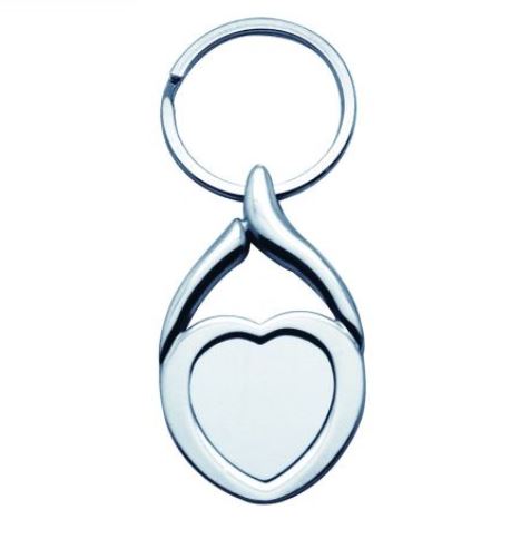 llavero romantico en forma de corazon