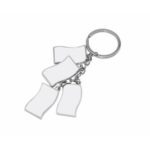 llavero 4 banderas sublimable personalizado