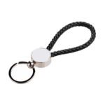 llavero corporativo trenzado negro