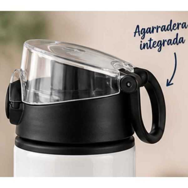 Botella blanca personalizada