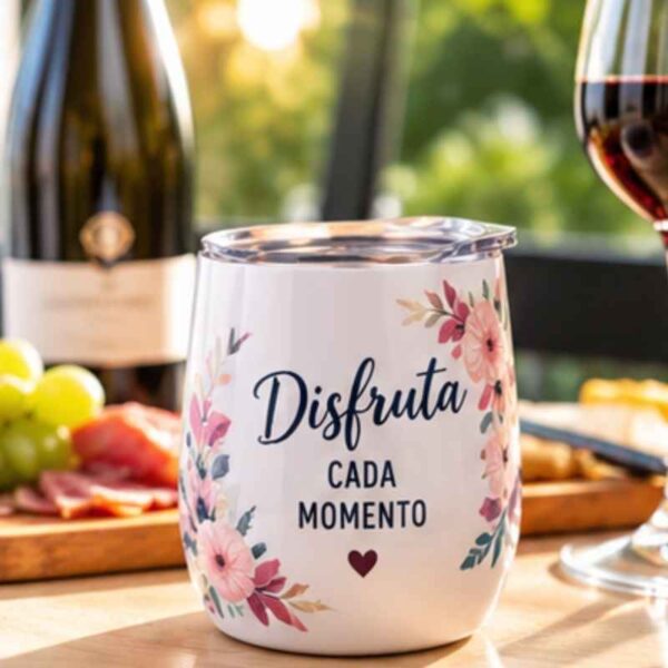Vaso para vino sublimable