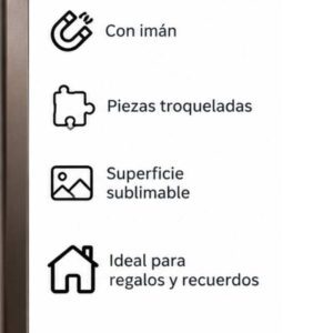 Rompecabezas Magnético Sublimable - Imagen 3