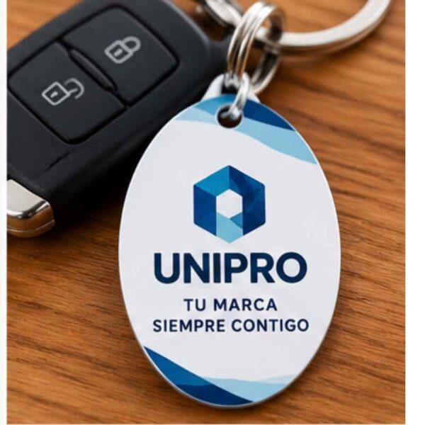 Placa ovalada con fotografía