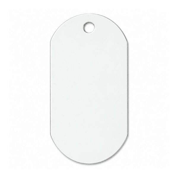 Plaquita Militar Aluminio grande Plaquita militar de aluminio