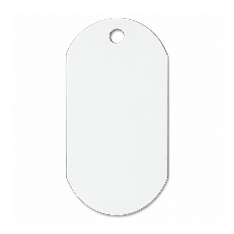 Plaquita militar de aluminio