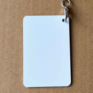 Plaquita rectangular personalizada