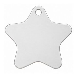 Plaquita estrella personalizada