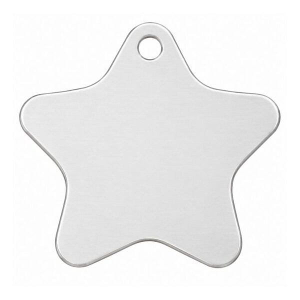 Plaquita Estrella Aluminio Plaquita estrella personalizada