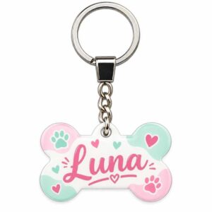 Llavero promocional para pet shops
