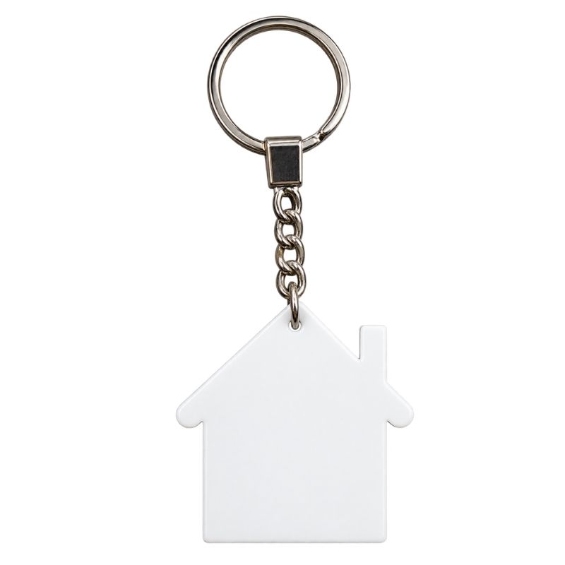 Llavero en forma de casa personalizado