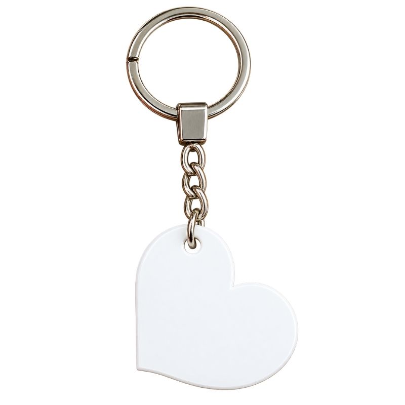 Llavero de corazón personalizado