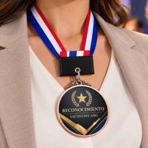Medallas con logotipo