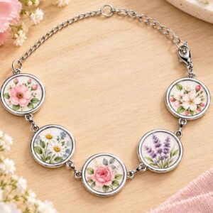 Pulsera con fotos familiares