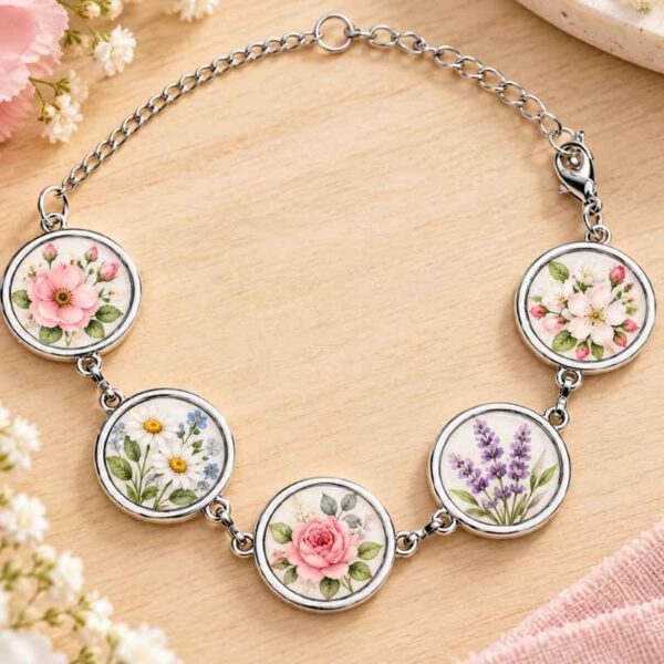 Pulsera con fotos familiares