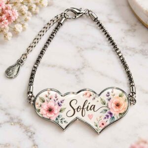 Pulsera con foto de pareja
