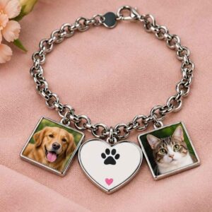Pulsera con fotos familiares