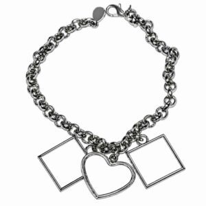 Pulsera de corazón con fotos