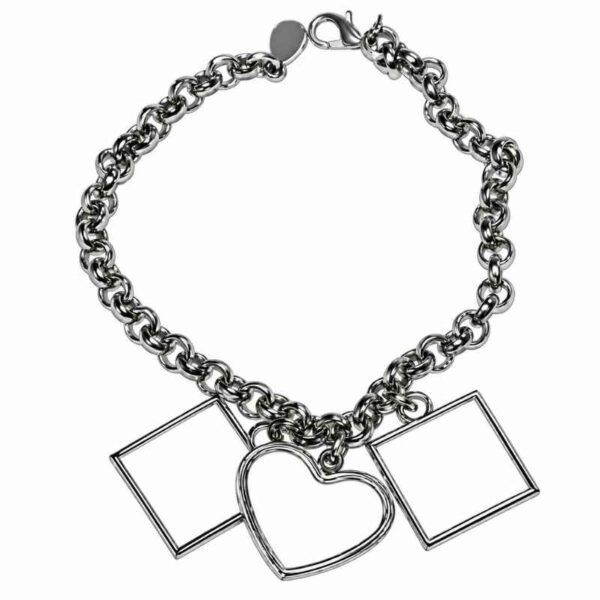 Pulsera de corazón con fotos
