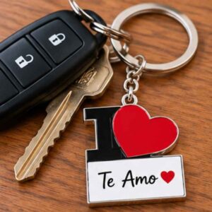 Llavero romántico personalizado