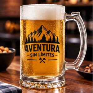 Jarra Cervecera Transparente de 16 onz - Imagen 2