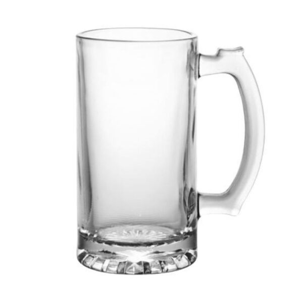 Jarra de cerveza de vidrio