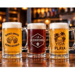 Jarra Cervecera Transparente 20 onz - Imagen 3