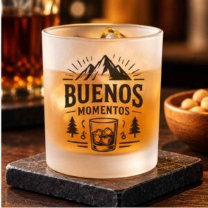 Vaso Whiskero de Vidrio Glaseado 8 onz - Imagen 4