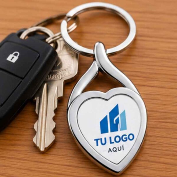 Llavero metálico personalizado