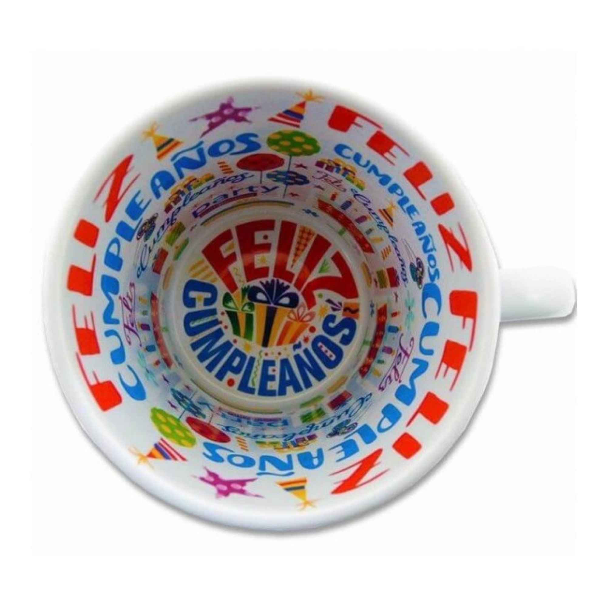 Taza Interior Feliz Cumpleaños 11 onz