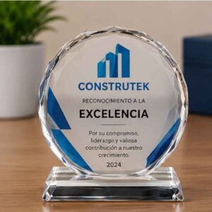 Reconocimiento circular pequeño