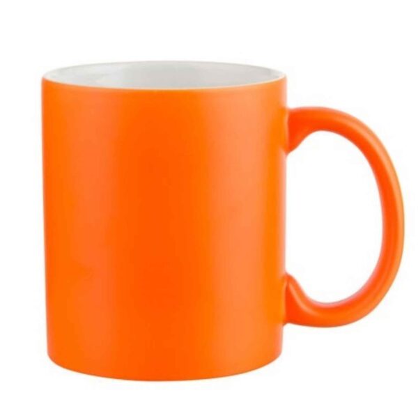 Taza Neón Naranja 11 onz
