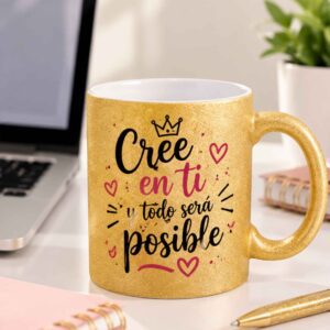 taza escarchada con foto